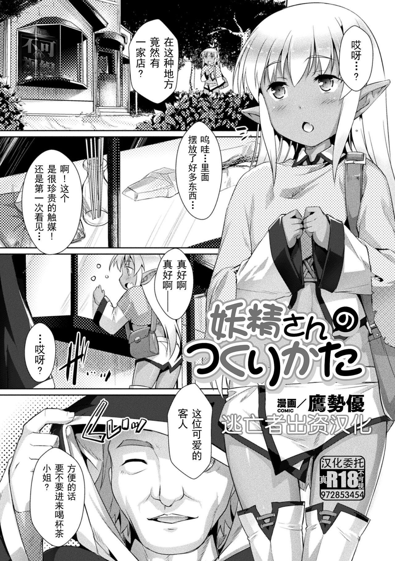 [鷹勢優] 妖精さんのつくりかた (二次元コミックマガジン 縮小化ヒロイン強制オナホール計画 Vol. 2) [逃亡者×真不可视汉化组] [DL版]  -【20P】